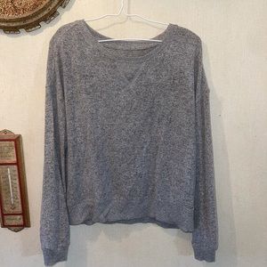 ME to WE supe soft gray sweater